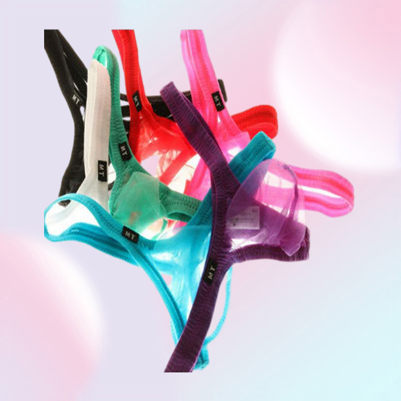 Fine new Men039s GStrings TM transparent crotch men039s wear crotch gstring pop men sexy gay fashion penile bags whole7593266