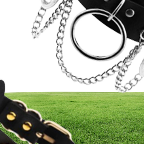 Chokers Sexy Punk Choker Collar Leather Necklace Women Bondage Cosplay Goth Jewelry Gothic Harajuku Accessories