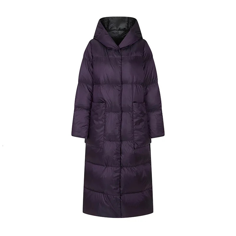 Women's Down Parkas JAZZEVAR Winter 90 White Duck Thick Down Jacket Women Windproof Hooded Warm Profile Long Coat 231027