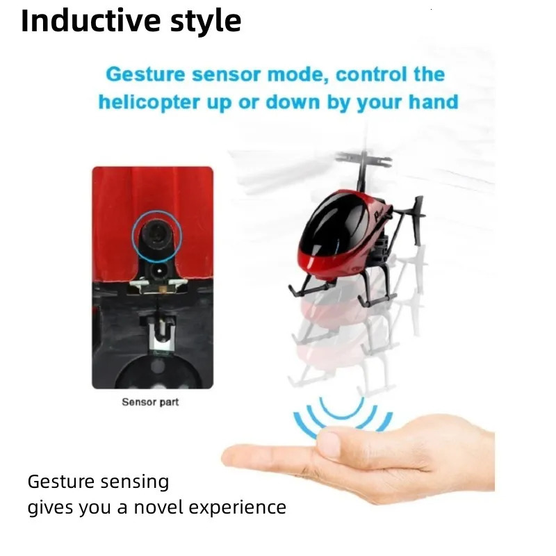 Electric RC Aircraft Mini RC Drone Rechargeable Remote Control Helicopters Toys Induction Hovering Safe Fall resistant 231027