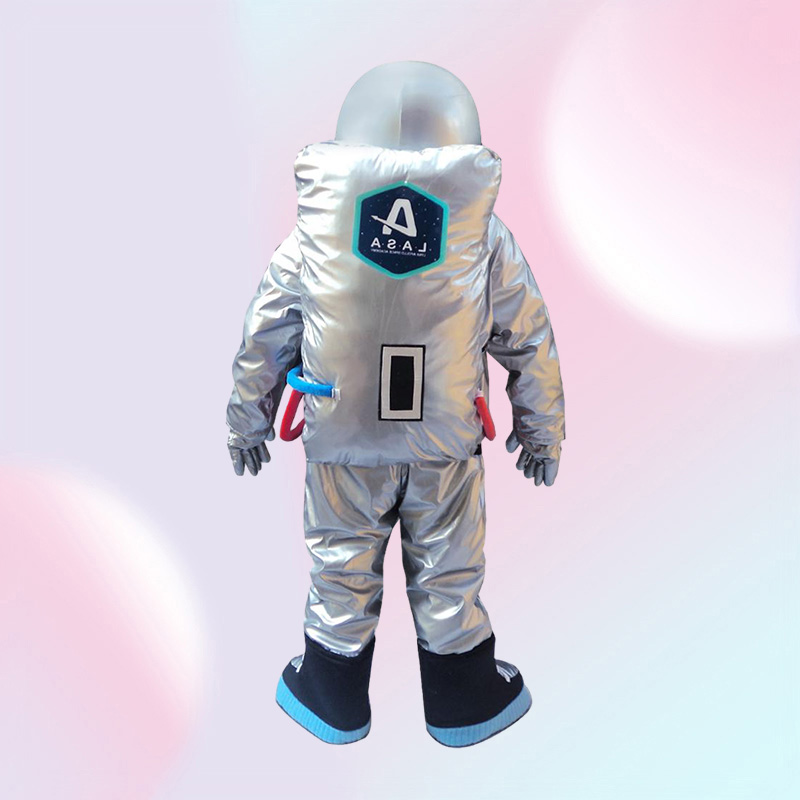 2018 High quality Space suit mascot costume Astronaut mascot costume with Backpack gloveshoes5896041