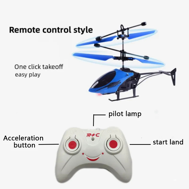 Electric RC Aircraft Mini RC Drone Rechargeable Remote Control Helicopters Toys Induction Hovering Safe Fall resistant 231027
