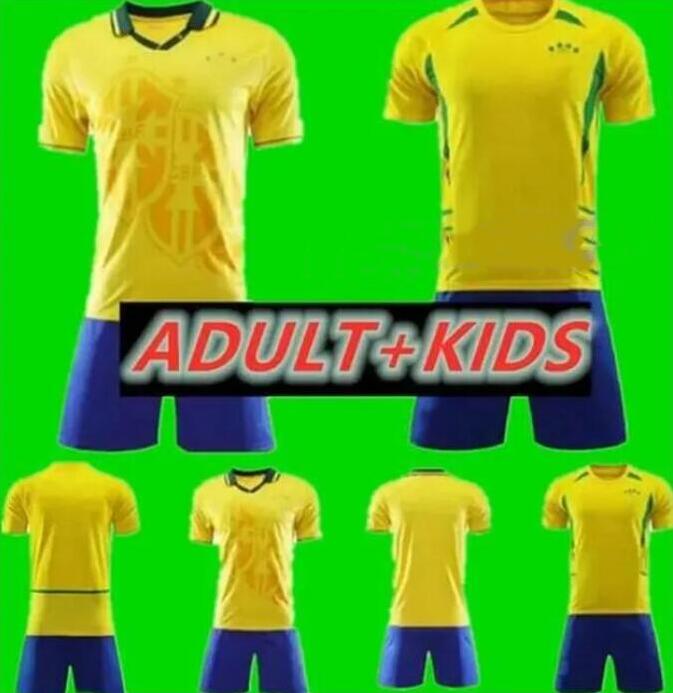 1994 2002 man kids kit Brasil soccer jerseys retro shirts Carlos Romario Ronaldo Ronaldinho camisa de futebol BraziLS RIVALDO ADRIANO 9866