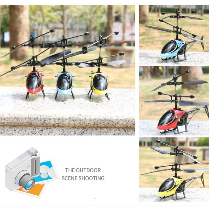 Electric RC Aircraft Mini RC Drone Rechargeable Remote Control Helicopters Toys Induction Hovering Safe Fall resistant 231027