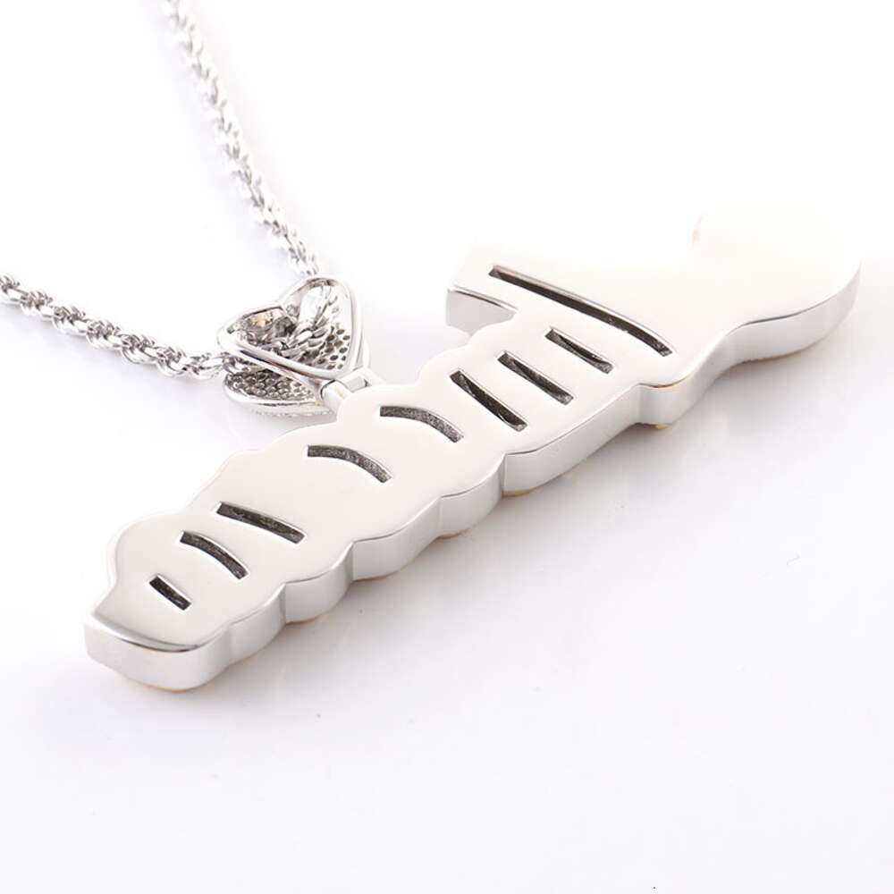 necklace moissanite chain Custom Pendant Pass moissanite Diamond Tester Hip Hop 925 Sterling Silver Name Iced Out Chain Letter Gold Pendant For Neckla
