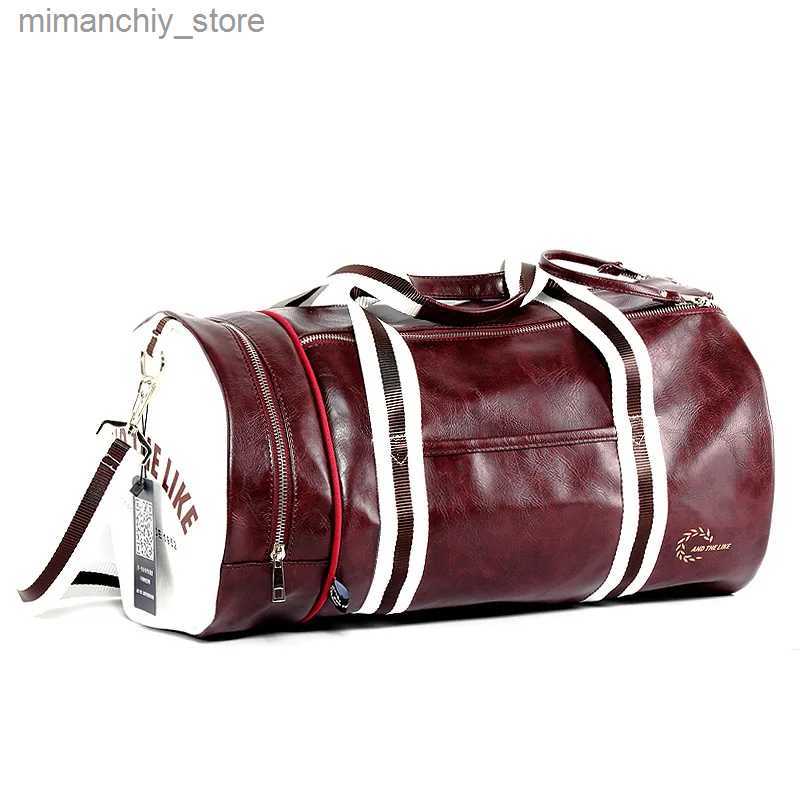 Outdoor Bags Shoulder bag handbs Messenger Bags leather Travel Bag Bucket Sports Bag Men Fitness Bag Female Portable Training mochila luggage Q231028