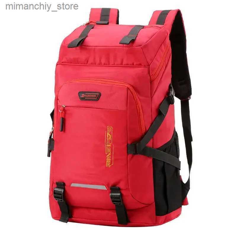 Outdoor Bags 60/80L Men's Outdoor Backpack Climbing Travel Rucksack Sports Camping Backpack Hiking School Bag Pack For Male Female Women Q231028