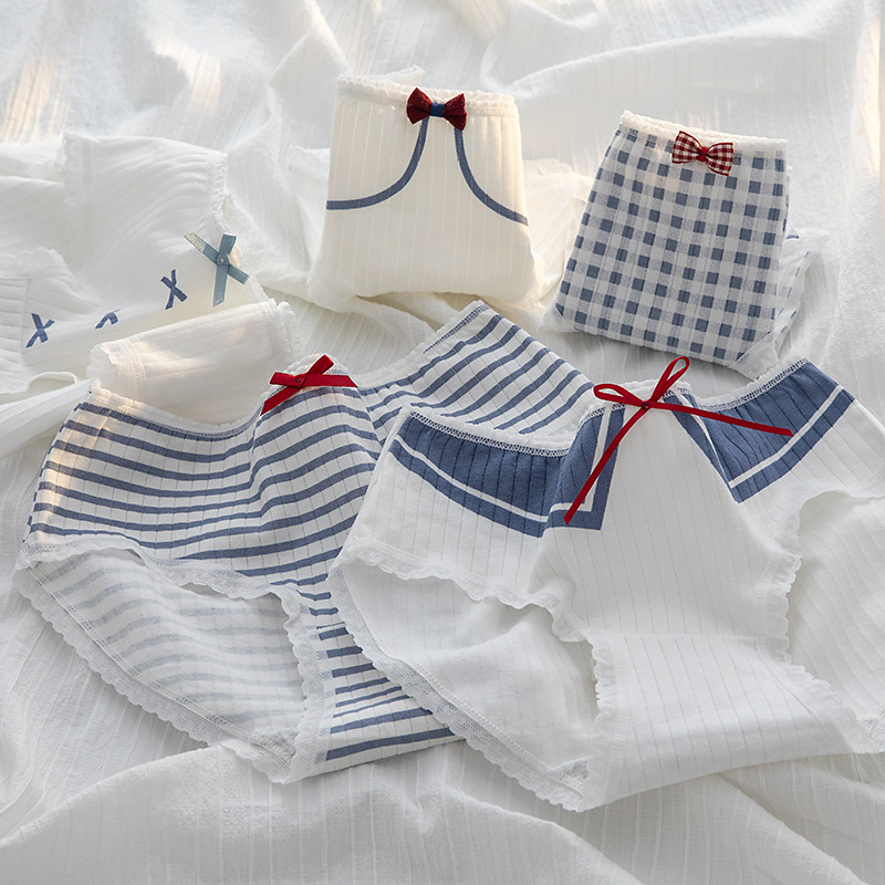 Women's Panties Women Cotton Comfort Underwear For Female Girls' Underpants Plus Size Briefs Sexy Lingerie Mid-Rise Cute Intimates