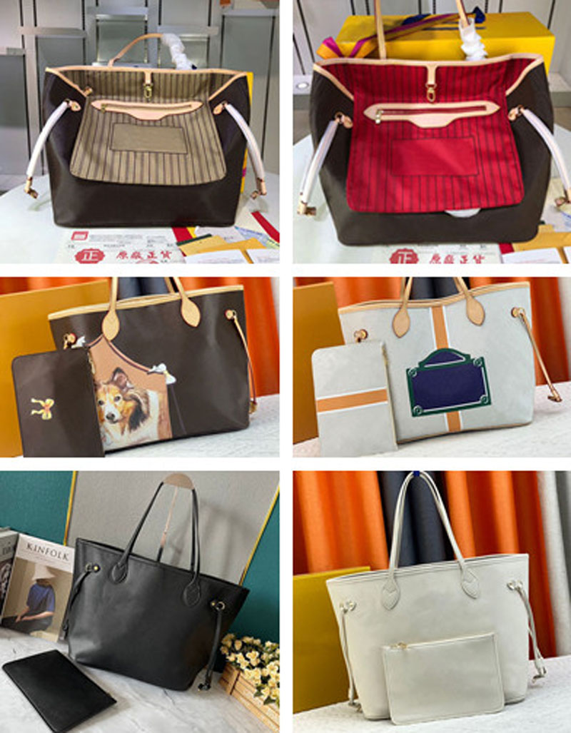 MM GM Hand Bag Luxury Designer Tote Bags Classic Handbags for Women Purse with Pouch Wallet Fashion Vintage Shopping Casual Totes Designer Handbag Woman Shoulder Bag