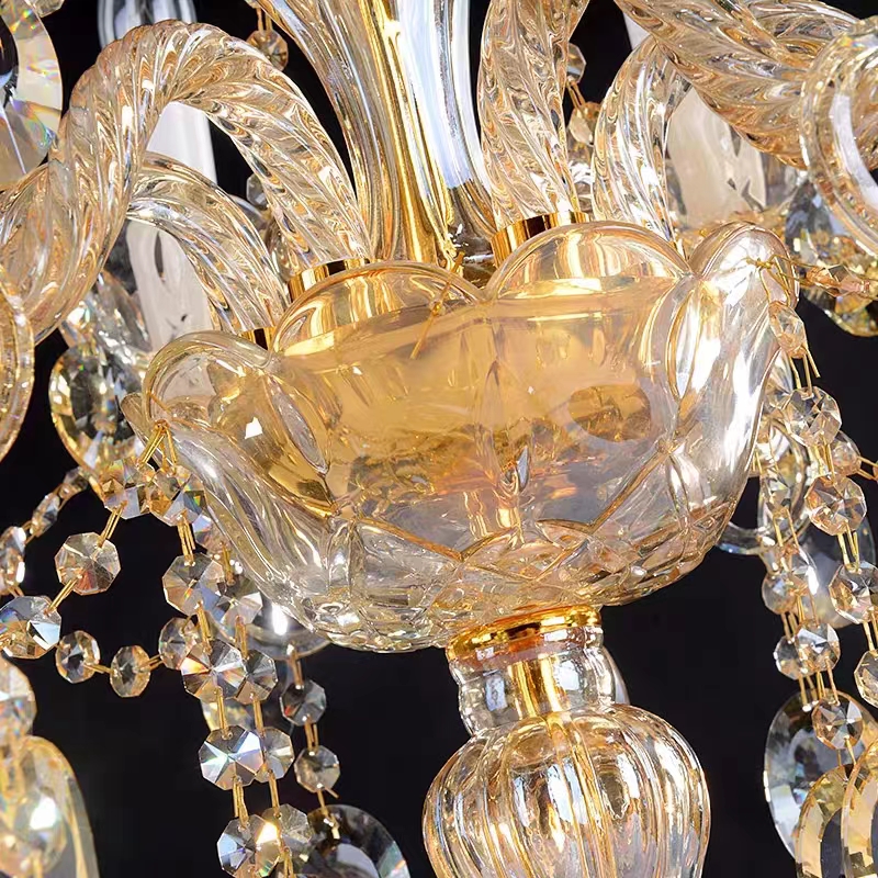 Candle Crystal Light Simple Wedding Room European Table Lamp Luxury Living Room Bedroom Bedside Creative Study Desk Lamp