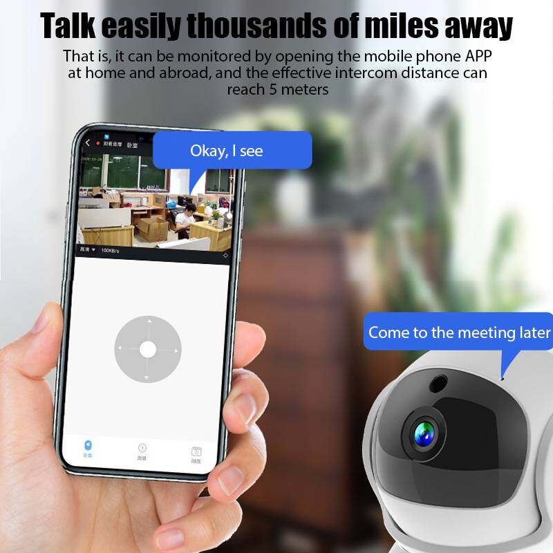 V380 Wifi Camera Samrt USB 1080P Monitor Indoor Security 2MP CCTV Night Vision Auto Security Protection Camera Tracking