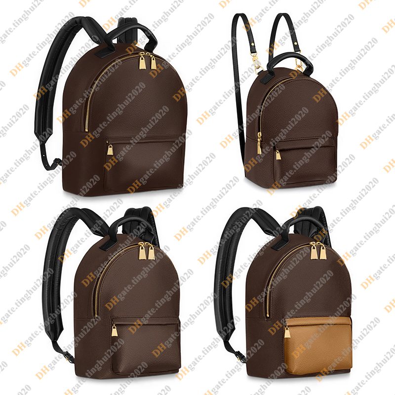 Ladies Fashion Casual Designe Luxury Palm Backpack Schoolbag Field Pack Sport & Outdoor Packs TOP Mirror Quality M44873 M44871 M44874 M44872 3 Size Pouch Purse