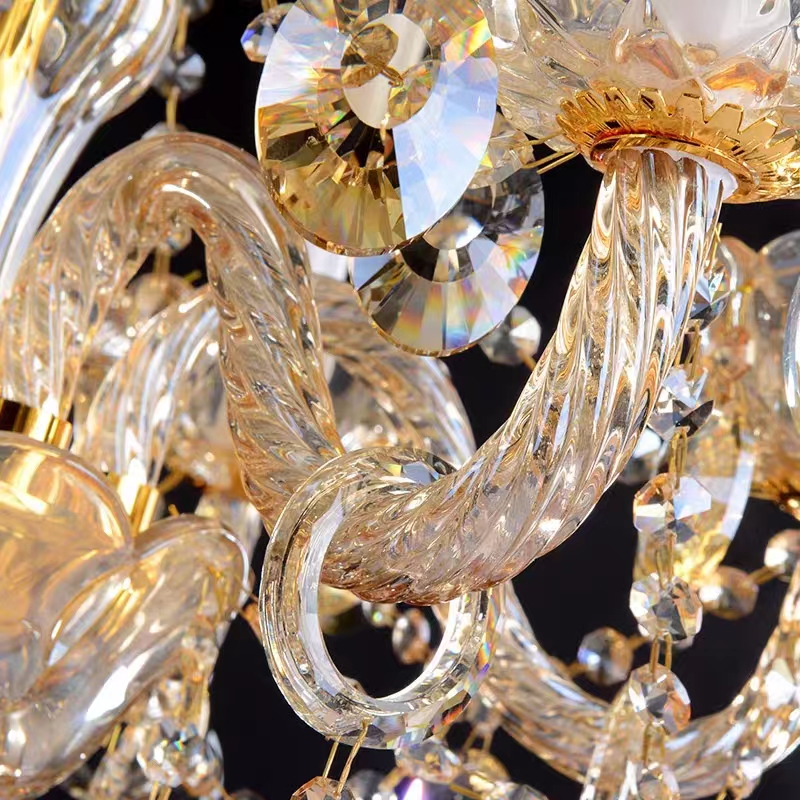 Candle Crystal Light Simple Wedding Room European Table Lamp Luxury Living Room Bedroom Bedside Creative Study Desk Lamp