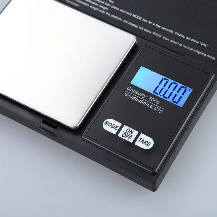 wholesale Mini Pocket Digital Scale 0.01 x 200g Silver Coin Gold Jewelry Weigh Balance LCD Electronic Digital Jewelry Scale Balance