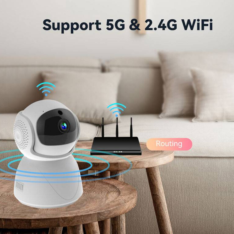V380 Wifi Camera Samrt USB 1080P Monitor Indoor Security 2MP CCTV Night Vision Auto Security Protection Camera Tracking