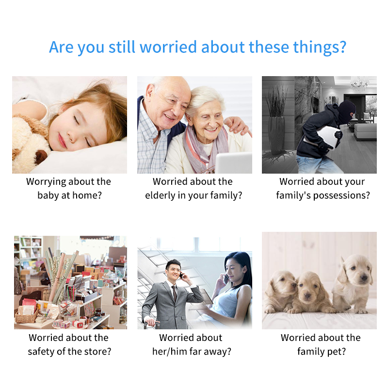 Wireless Ip Camera Voice Alarm Home Security Smart Wifi Camera Picture Push Infrared For Ios Android Surveillance Camera Cctv