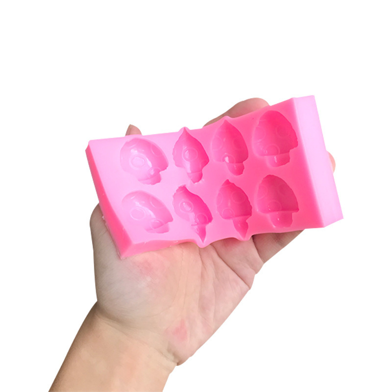 Mushroom Cake Mold Flexible Non-Stick Silicone Cake Pan - Easy Release Baking Tray for Homemade Cakes & Desserts