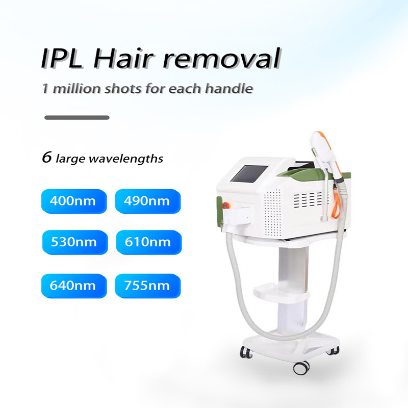 Professional Laser IPL Hair Removal Machine Home Permanent 490nm/530nm/640nm/585nm Wavelength Hair Removal Beauty Machine