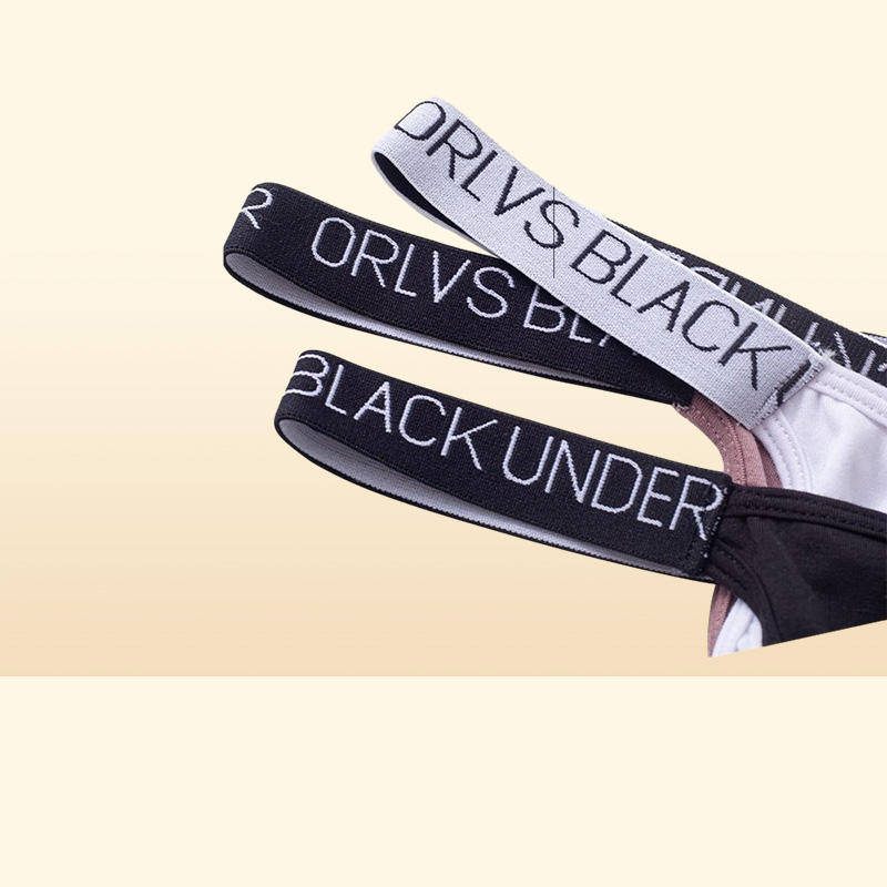Underpants OR Gstrings Breathable Males Thongs Independent Codpiece Tagless Label Inside Printed Antihemming Pants Mens Soft 6875230