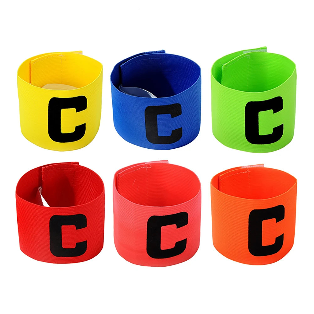 Balls Kids Adults Football Captain Armband Soccer Arm Band Leader Competition Gift Group Training 231030