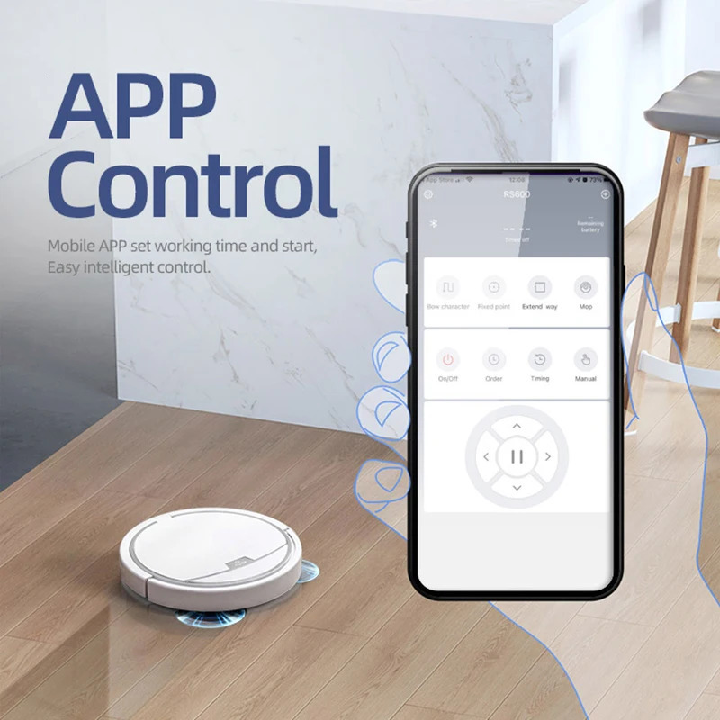 Robot Vacuum Cleaners App Control Sweeper Home Large Robotic Wet And Dry Sweep Mop Floor Smart Vaccum Cleaner 2800Pa Suction 231117
