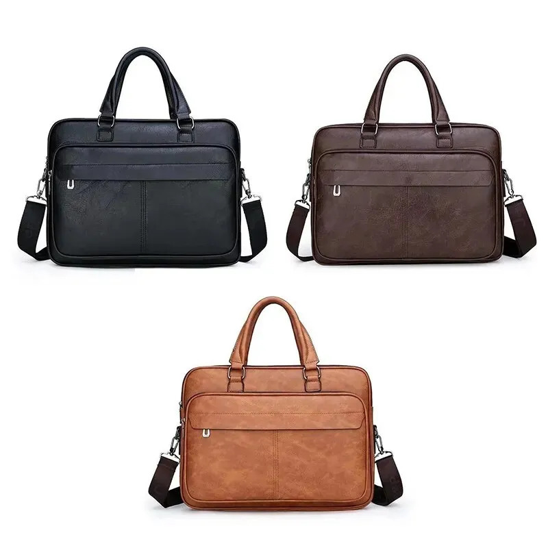 Briefcases One Shoulder Bag Men Document Cross Body Portable Large Capacity Casual Trend 231030