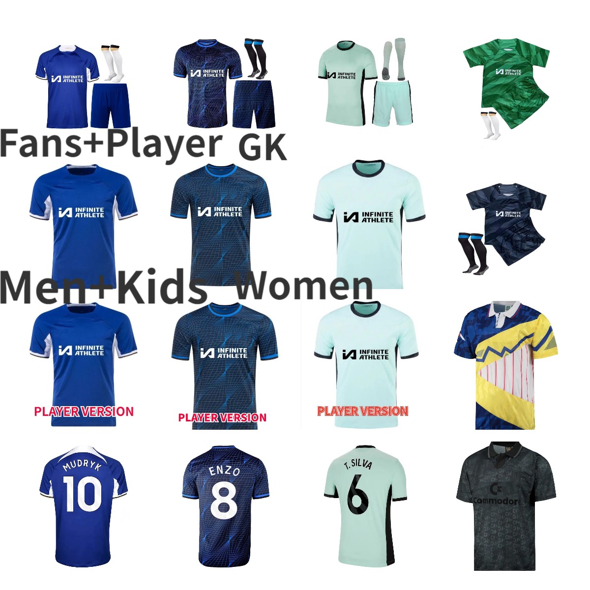 23 24 CFC STERLING Soccer Jerseys CAICEDO ZIYECH CHILWELL 2023 2024 MUDRYK de football shirt men kids women kits HUDSON ODOI ENZO tops MADUEKE NKUNKU uniform set socks