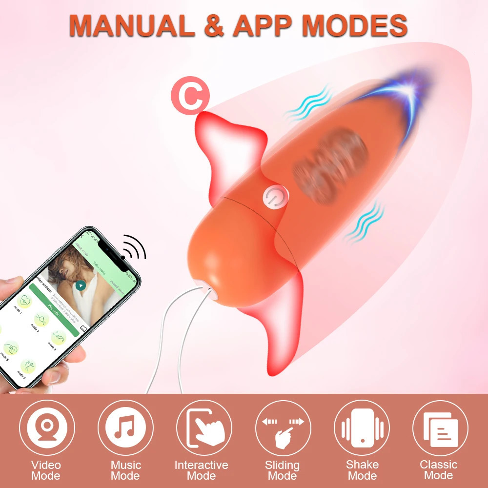 Adult Toys Wireless Bluetooth Mini Bullet Vibrator Female Remote APP Control Dildo Vibrating Love Vagina Egg Sex Toy for Women Adult Couple 231030