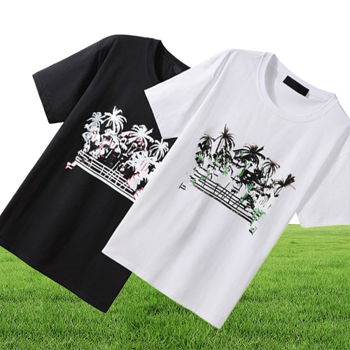Summer Designer Mens T Shirts Men Women Letter Logo Tees Black White Casual Loose Slim Fashion Street Clothing Design Tshirts Top