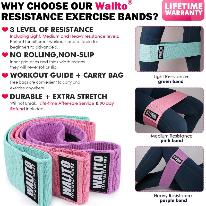 Resistance Bands for Legs and Butt Exercise Set Booty Hip Wide Workout Sports Fitness Equipment 231030