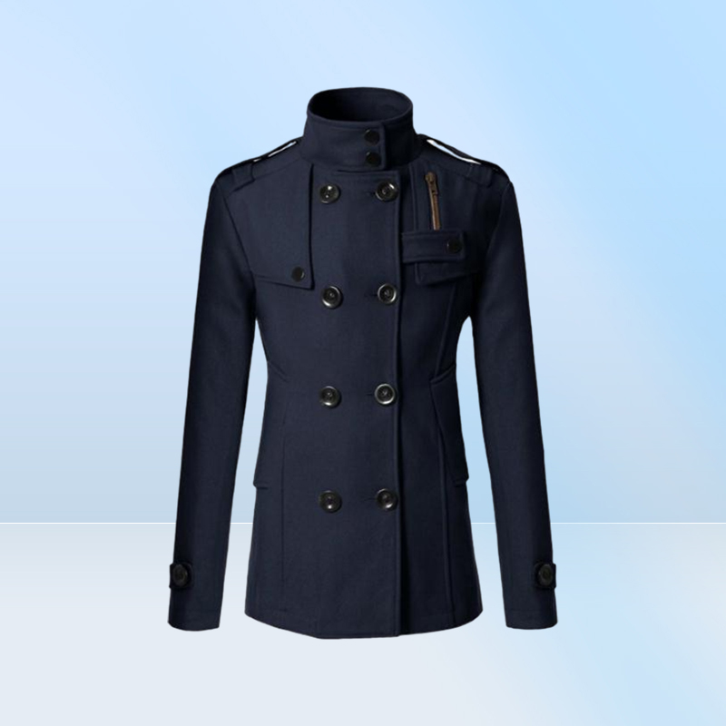 Men039s Wool Coat Winter Jacket Man Long Section Overcoat Trench Coat Fashion Casual Winter Parka Puimentiua FF9355951