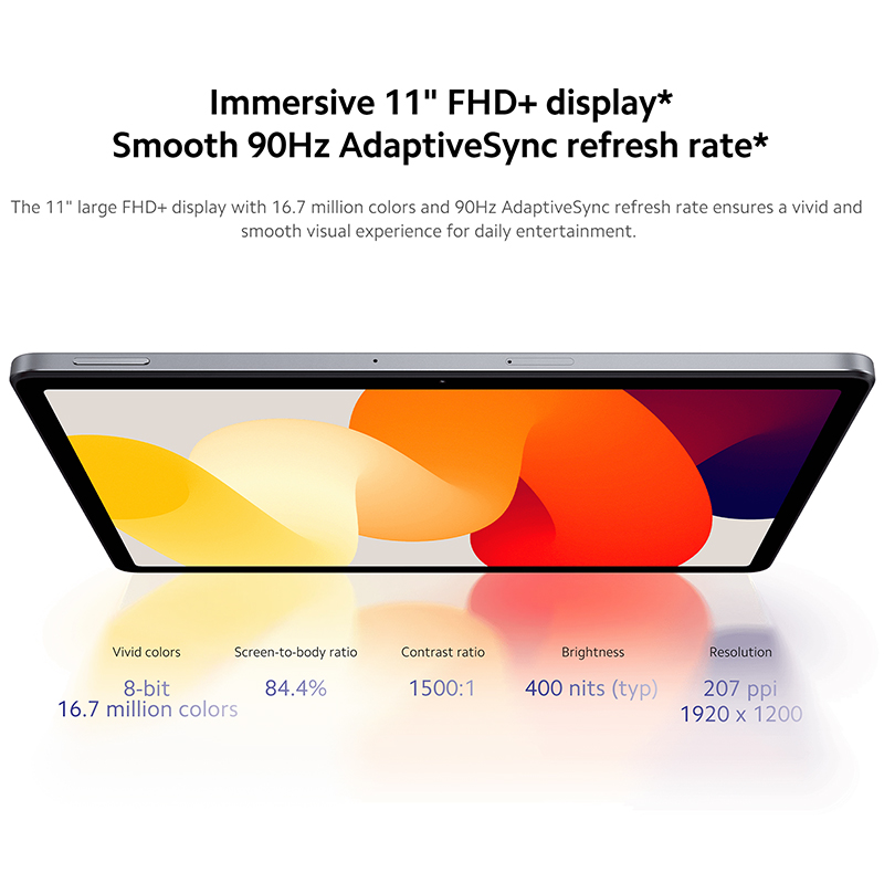 Global Version Xiaomi Redmi Pad SE tablet 11 Inches FHD 90Hz Display Snapdragon 680 Mobile Platform 8000mAh Battery