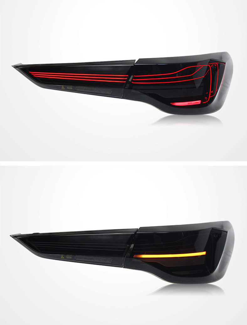 Full LED Taillight for BMW 4 Series M4 CSL 20 20-2023 Dynamic Smoke LED Tail Lamp LED DRL Signal Brake Reverse Lights