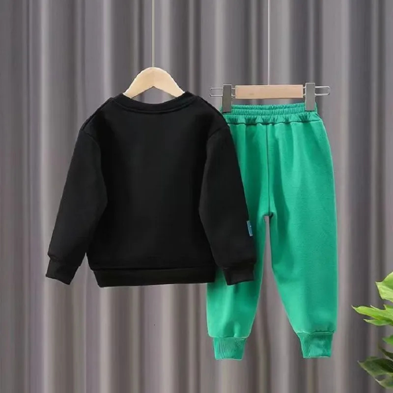 Clothing Sets Children Loungewear Suits for Boys Girls Autumn Tracksuit Junior Kids Pullover Pants 2 Pcs Baby Bear Set 2 14Y 231030