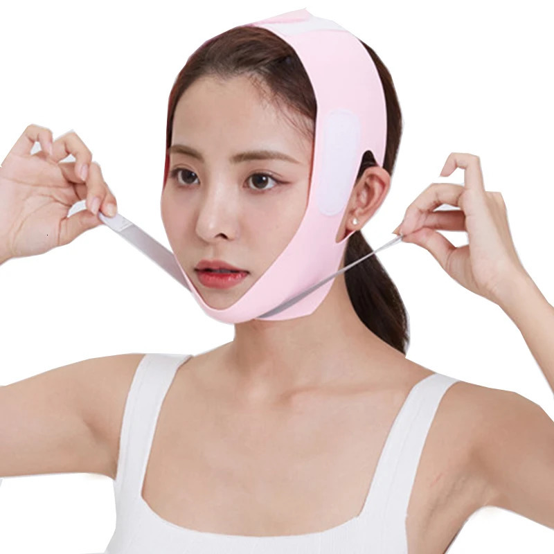 Face Care Devices Face-lift with Sleep Face V Shaper Slimming Bandage Relaxation Shape Lift Reduce Double Chin Face Thining Band Massage 231030