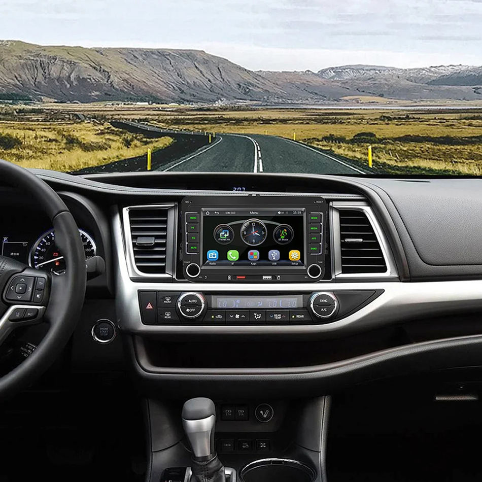 7 inch 2 Din Car Ra GPS MP5 Player Android Auto Carplay For 7 C251017