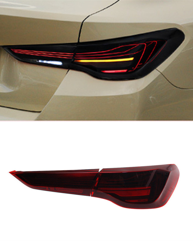 Full LED Taillight for BMW 4 Series M4 CSL 20 20-2023 Dynamic Smoke LED Tail Lamp LED DRL Signal Brake Reverse Lights