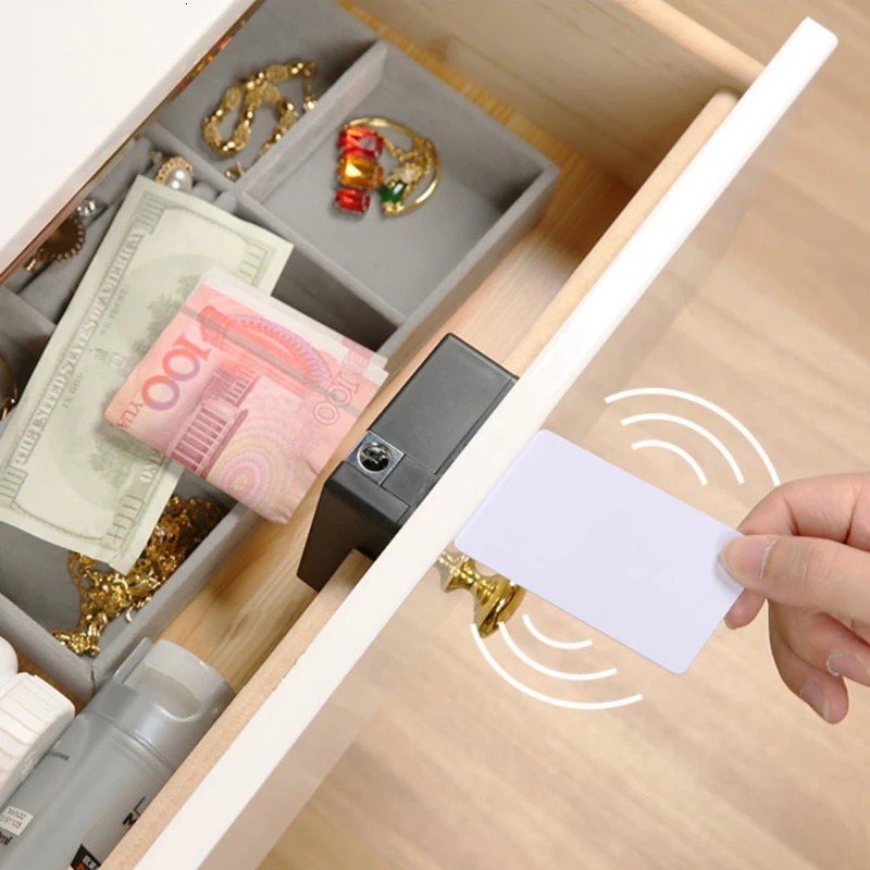 Other Electronics Smart Drawer Induction Cabinet Lock RFID Card Electronic Wardrobe Furniture Sauna Locker 231030