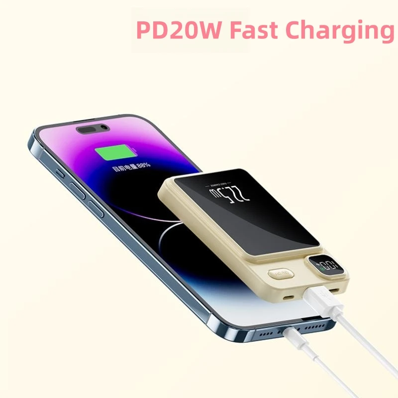 20000mAh Power Bank Magnetic Wireless Charger Portable PowerBank for iPhone 14 Samsung Xiaomi 22.5W Fast Charging Spare Battery - view 6