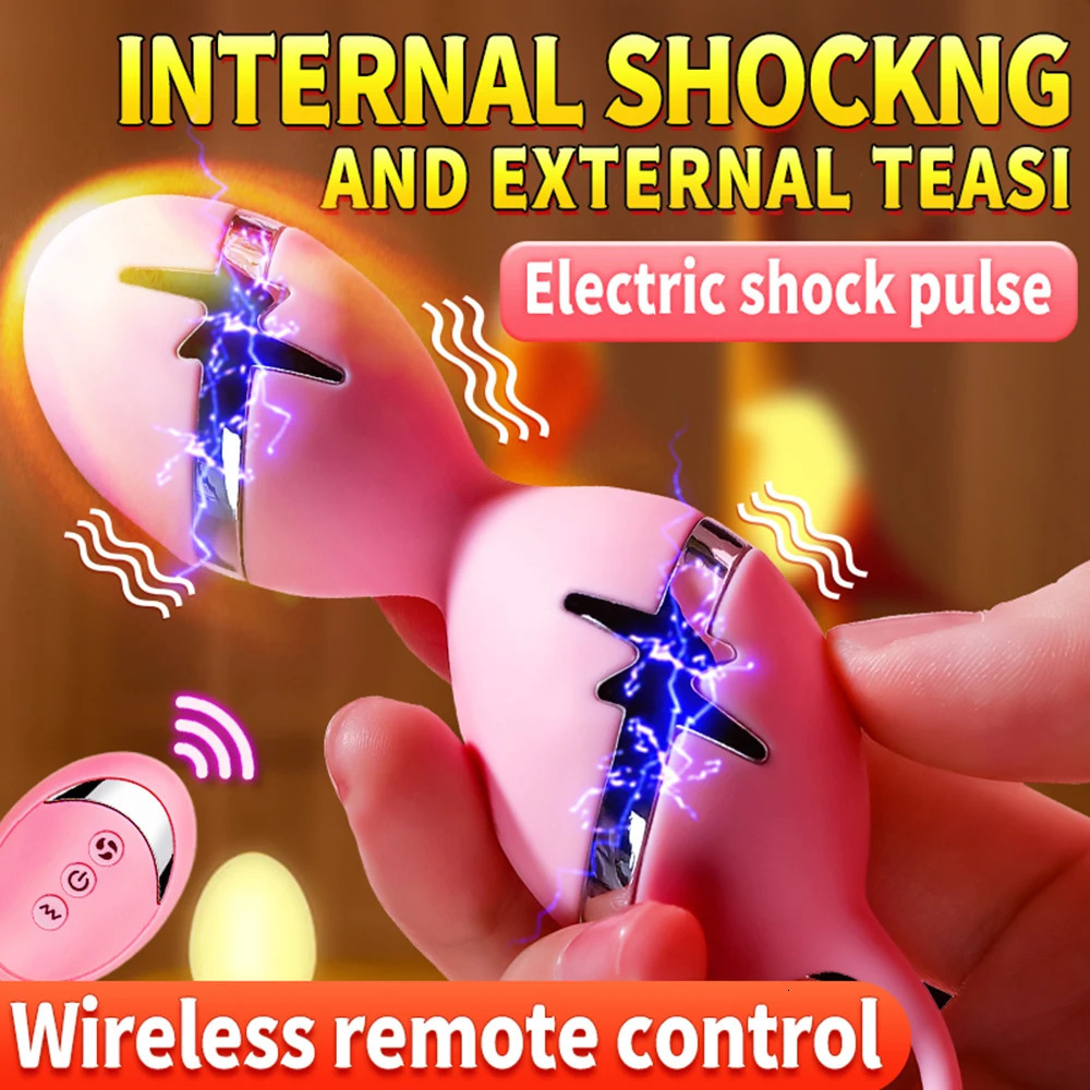 Adult Toys Electric Shock Vibrators For Women Vaginal Egg Kegel Ball G Spot Anal Dildo Vibrator Adult Sex Toys Female Sexshop 231030