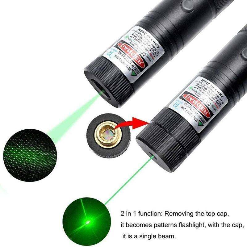 Green Powerful Laser Burning Laser pointer High Power Laser Light 532nm 5mw Visible Laser Pen Burning Matches