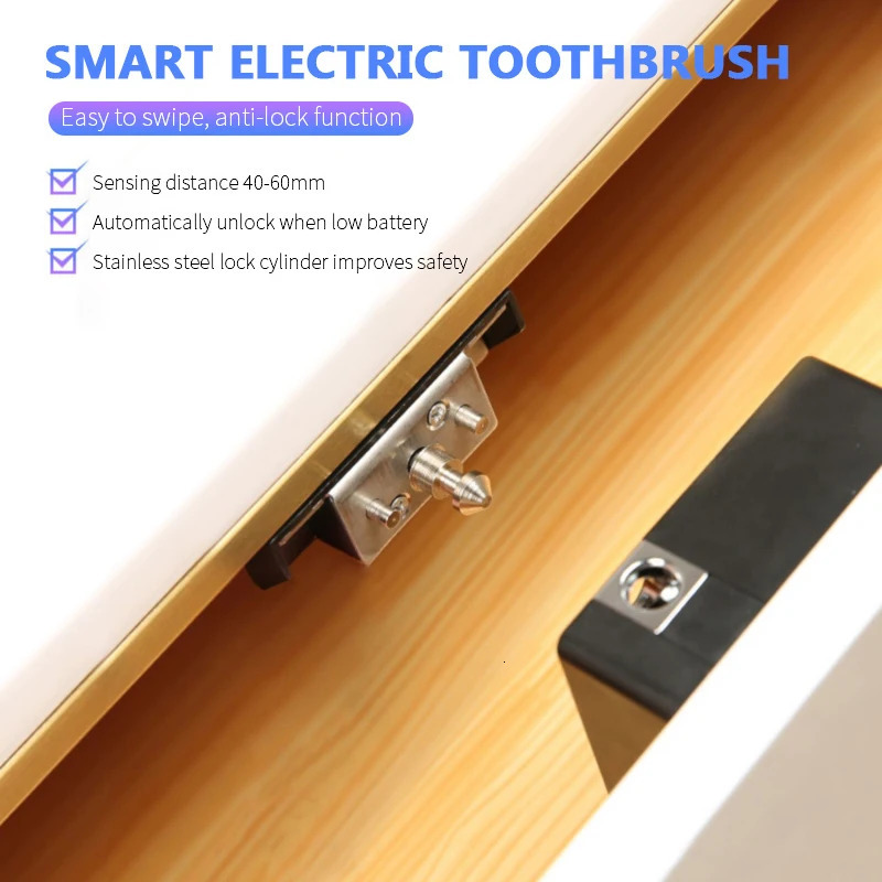 Other Electronics Smart Drawer Induction Cabinet Lock RFID Card Electronic Wardrobe Furniture Sauna Locker 231030