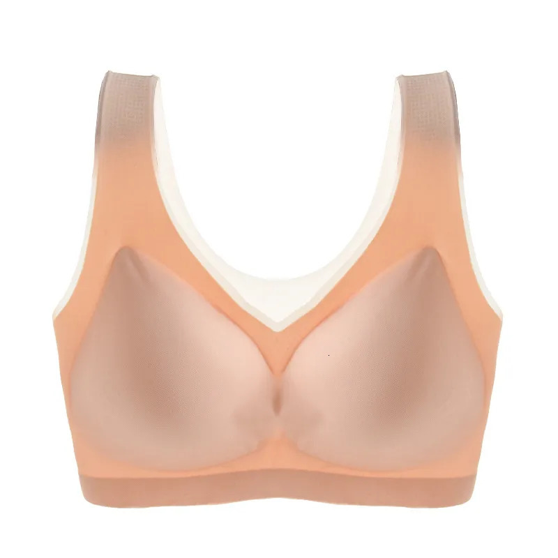 Bras Plus Size Bra 7XL Seamless For Women Underwear Lady Sexy Wireless Breathable Brassiere Push Up Bralette With Pads Top 231027