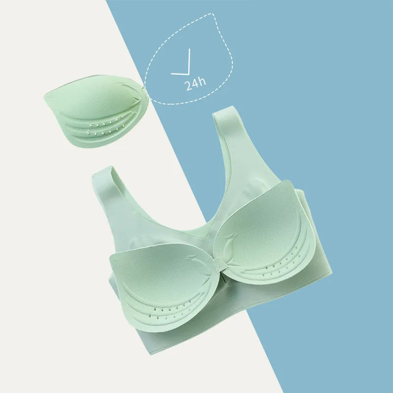 Bras Plus Size Bra 7XL Seamless For Women Underwear Lady Sexy Wireless Breathable Brassiere Push Up Bralette With Pads Top 231027