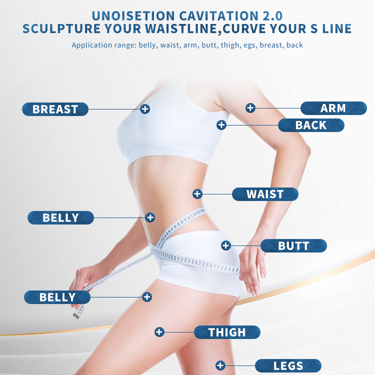 9in1 Cavitation Machine Fat Removal Vacuum Cavitation RF Body Slimming Machine