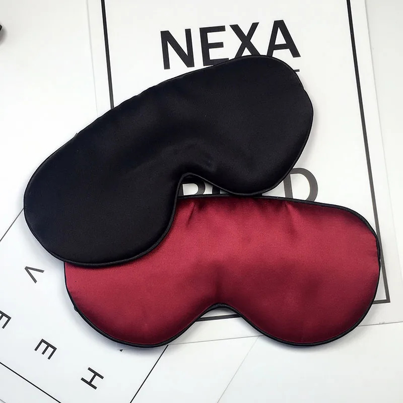 Sleep Masks 100% Natural Silk Sleeping Eye Mask Shade Soft Sleep Mask Eye Patch Breathable Eyeshade Sleeping Bandage on Eyes For Sleeping 231030