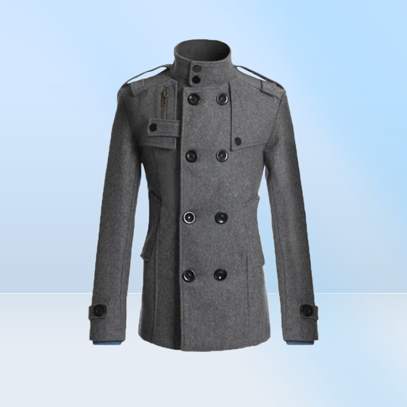 Men039s Wool Coat Winter Jacket Man Long Section Overcoat Trench Coat Fashion Casual Winter Parka Puimentiua FF9355951