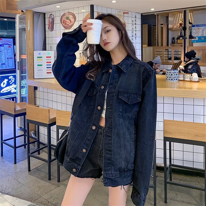 Denim Jacket Outerwear Mens Womens Fashion Casual Coats Denim Jackets Hip Hop Long Sleeve Man Clothing MJ2310