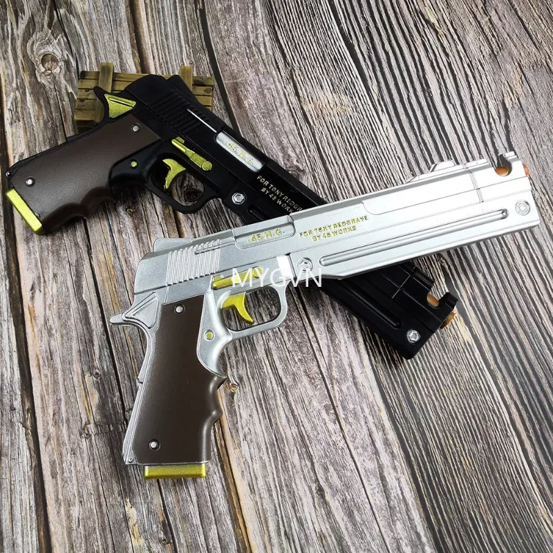 DMC Dante Gun Ebony Ivory White Revolvers Toy Gun Guns Prop 1:1 Cosplay Sword Role Play Model Gift Rubber No Shooting