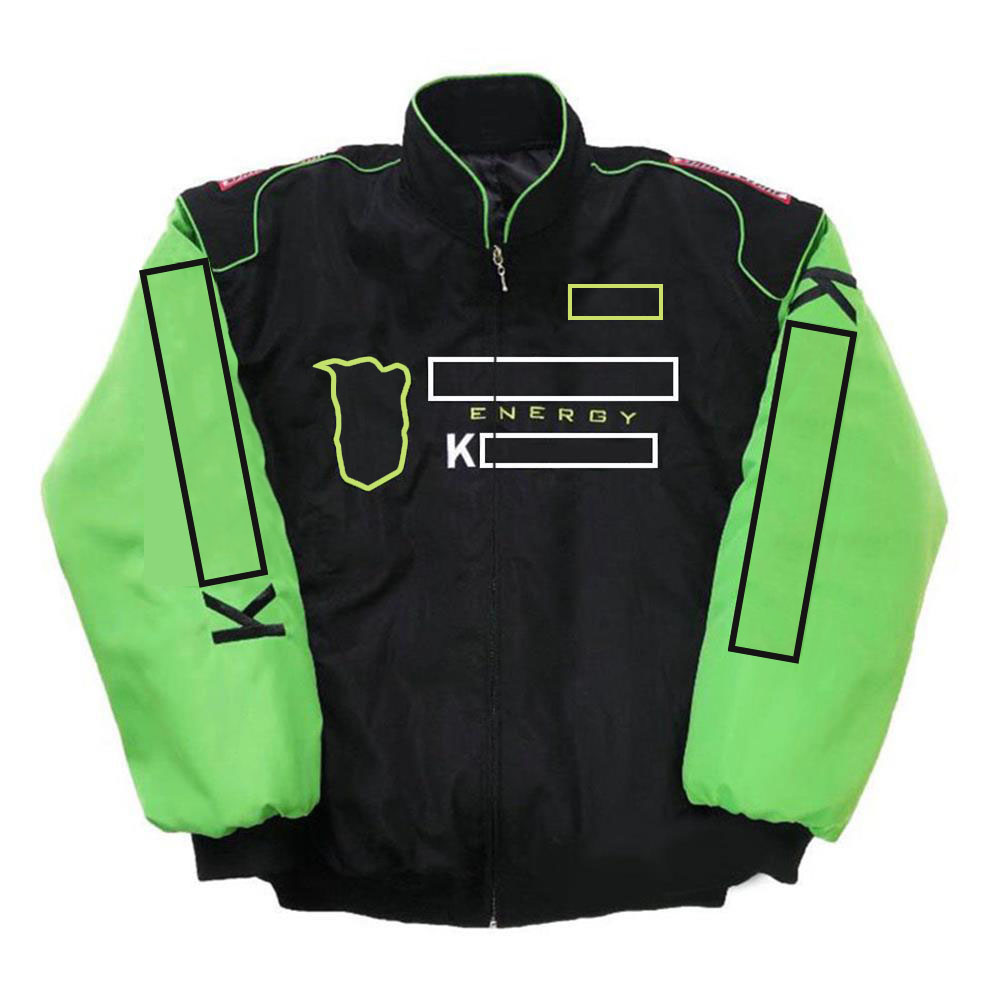 Upgrade F1 Racing Suit College Style Motorcycle Full Embroidery MOTO Team Clothing Autumn Winter Windproof Warm Off-Road Jacket